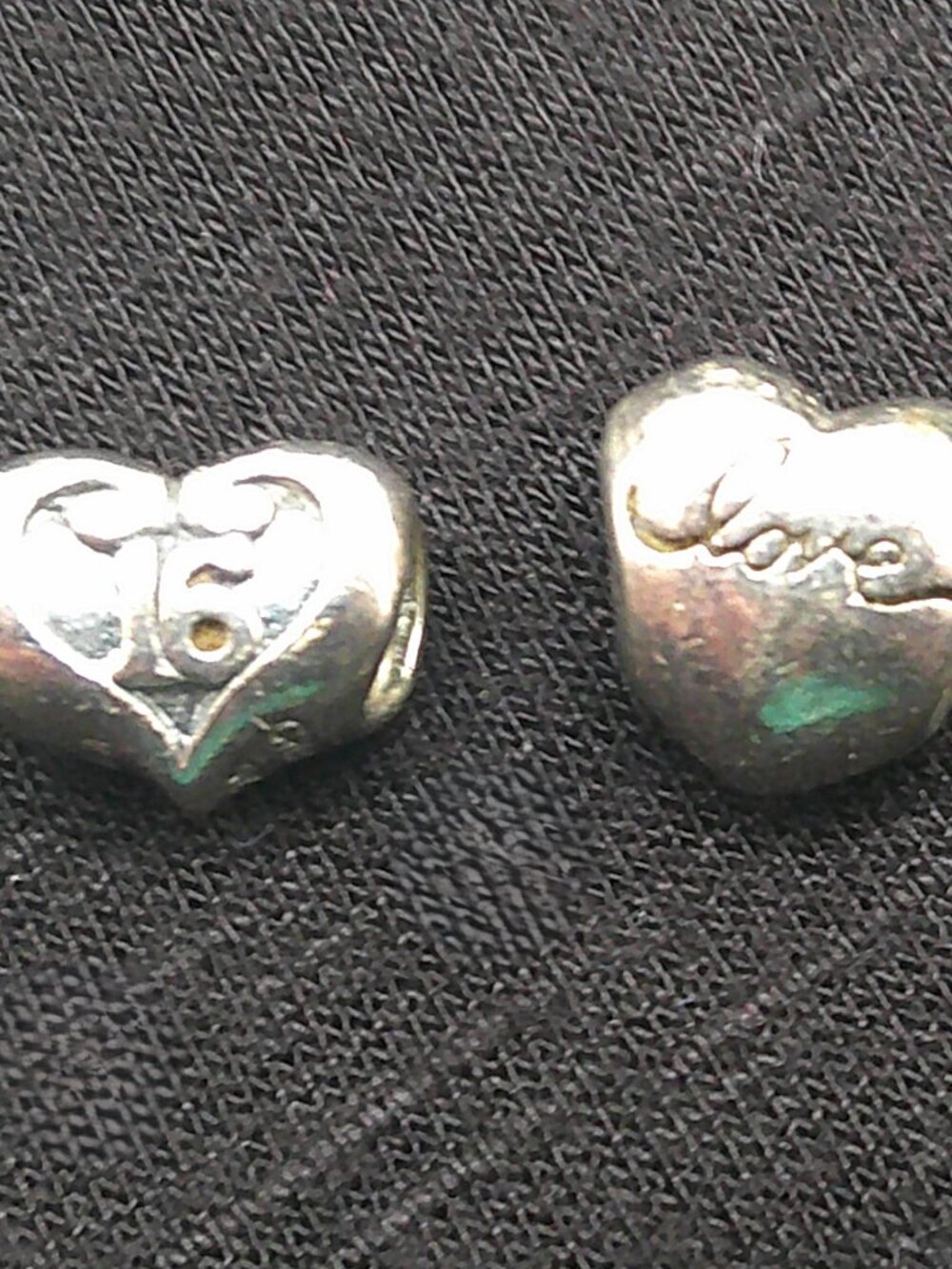 Two Sterling Silver Charms
